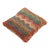 Arteverk Handwoven Afghan Kilim Pillow — Green & Orange Chevron For Sale