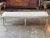 Mid 20th Century Louis XVI Painted Bench With Embroidered Linen Seat For Sale - Image 4 of 8