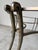 1980s Vintage Two-Tier Hand-Hammered Metal & Glass Round Coffee Table For Sale In Miami - Image 6 of 12