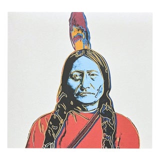 After Andy Warhol, Sitting Bull Red, 1980s, Print For Sale