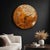 Brown Onyx Wall Clock by Forzini, in New conditions. Designed from 2000