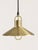 Danish Brass Rise and Fall Pendant Lamp, 1970s For Sale - Image 11 of 11