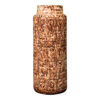 1960s Vintage German Ceramic Flower Vase For Sale