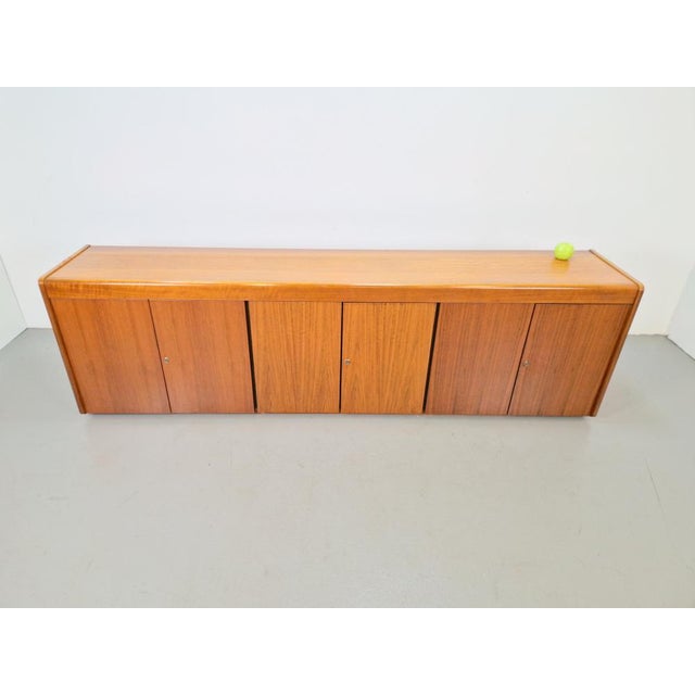 Vintage Danish Teak Sideboard, 1960s For Sale - Image 12 of 17