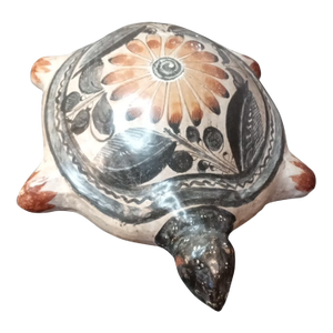 1980s Tonala Mexican Folk Art Turtle Figurine