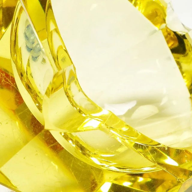 Postmodern Art Deco Ashtray from Moser, Former Czechoslovakia, 1950s For Sale - Image 3 of 7