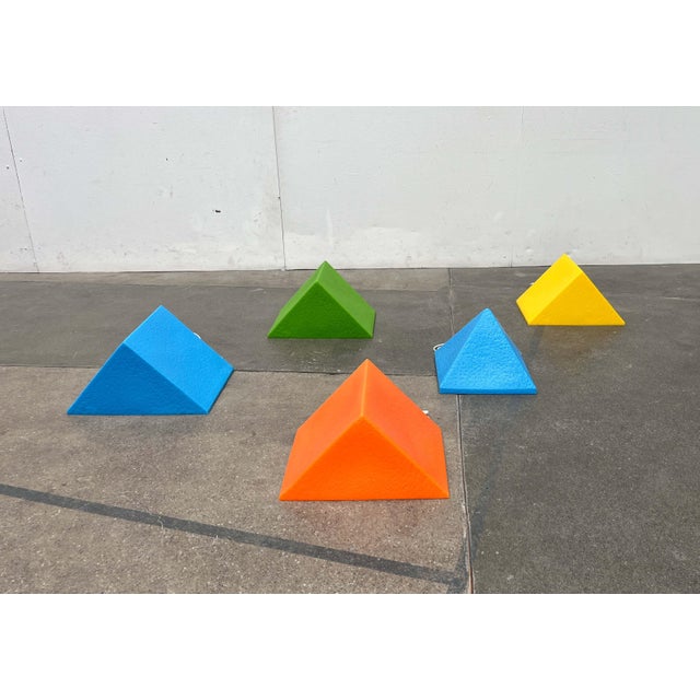 Postmodern Orange Prism Shape Floor or Table Lamp from Heico, 1980s For Sale - Image 16 of 18