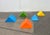 Postmodern Orange Prism Shape Floor or Table Lamp from Heico, 1980s For Sale - Image 16 of 18