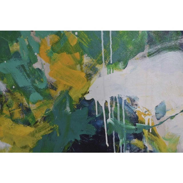 Mid-Century Modern Joan Mitchell Style Colorful Art For Sale - Image 3 of 10