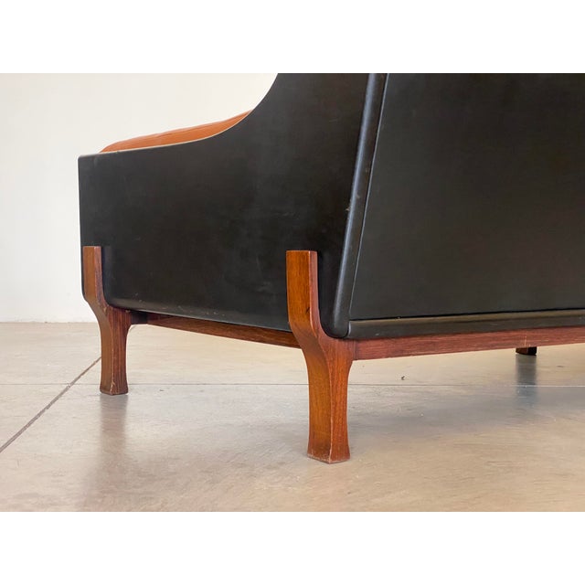Leatherette Sofa in the style of Claudio Salocchi, 1960s For Sale - Image 10 of 13