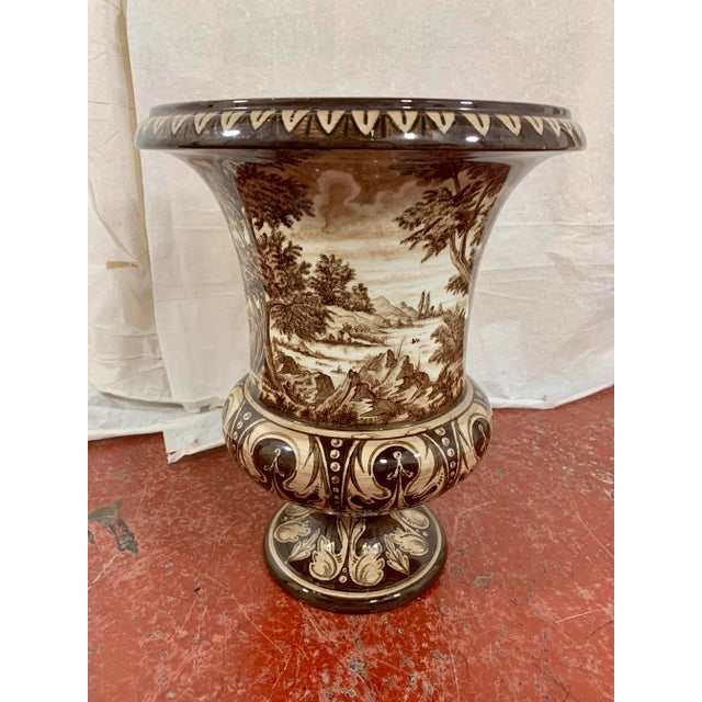 Brown Napoleon III Vase For Sale - Image 8 of 8
