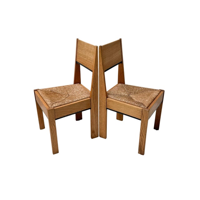 Wood Art Deco Modernist Dining Chairs by J.A. Muntendam for L.O.V. Oosterbeek, 1920s, Set of 4 For Sale - Image 7 of 12