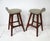 Eric Buck Bar Stools Teak Upholstered for o.d. Mobler Denmark For Sale In Cincinnati - Image 6 of 13
