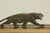 Panther Sculpture on Oak Wood Base with Wenge Inlay, 1920s For Sale - Image 3 of 12