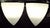 2000 - 2009 Vintage Minimalist Ceiling Lamps with Opaque White Glass Shades on Brass Brackets, 2000s, Set of 2 For Sale - Image 5 of 7