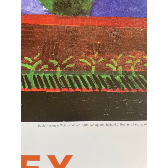 David Hockney David Hockney, Nichols Canyon, 1980, Mr.og Mrs. Richard C. Hedreen, Seattle Washington, Copyright David Hockney. For Sale - Image 4 of 11