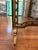 Late 19th Century French Louis XVI Brass Fireplace Screen W. Mesh Panel and Floral Details For Sale - Image 16 of 18