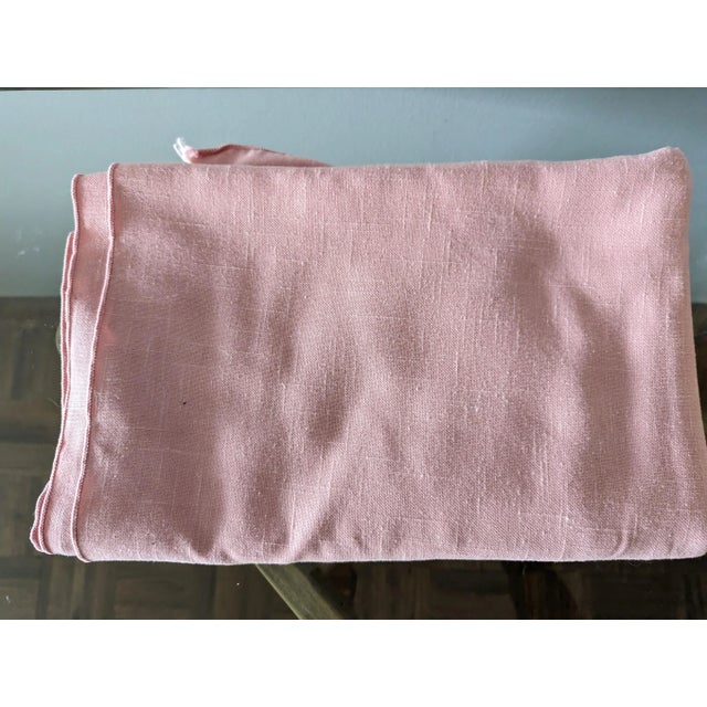 CORRECTION TO SHIPPING TIME, THIS IS SELLER SHIPPING, ARRIVAL TIME IS 4-10 DAYS FROM PURCHASE DATE. Pink poly blend fabric...