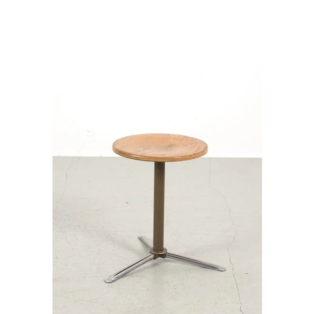Industrial Stool in Metal For Sale - Image 6 of 6