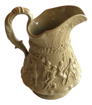 Antique Ridgway Drabware Jug