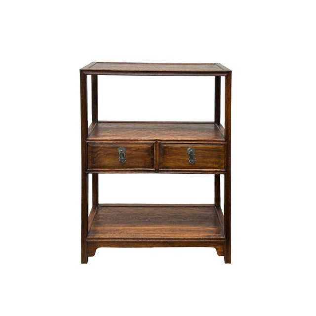 This elegant Oriental table-top display chest blends minimalist Ming-style aesthetics with functional versatility. Crafted...