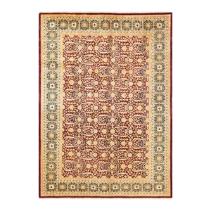 Mogul, One-of-a-Kind Hand-Knotted Area Rug in Red, 6' 1" x 8' 5"