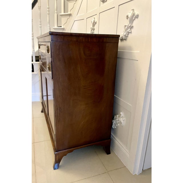 Antique George III Mahogany Secretaire Desk, 1800 For Sale - Image 17 of 18