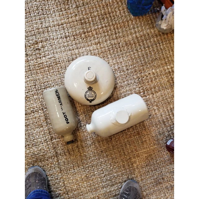 Antique Stoneware Foot Warmers Three For Sale - Image 12 of 12