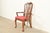 Queen Anne Baker Furniture Style Queen Anne Solid Walnut Armchair, Circa 1960s For Sale - Image 3 of 11
