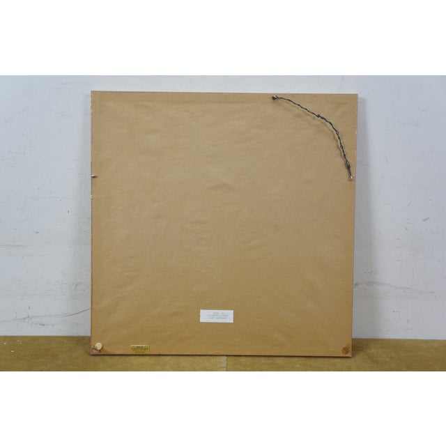 Mid 20th Century West German Kaiserslautern Embroidered Lace Floral Butterfly Needlework Art For Sale - Image 9 of 9