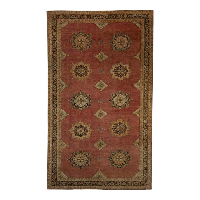 Turkish Oushak Rug 8'8" x 14'8" #18540 For Sale