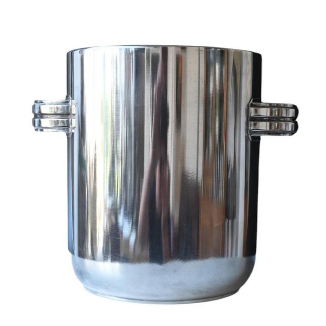Art Deco Silver Metal Wine Bucket by Quist For Sale - Image 11 of 11