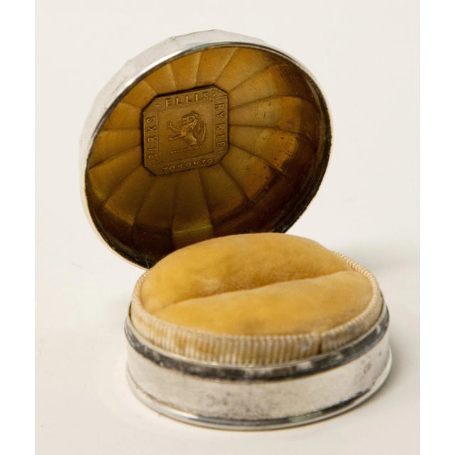Mid 20th Century Mid 20th Century Sterling Silver Ring Box For Sale - Image 5 of 9