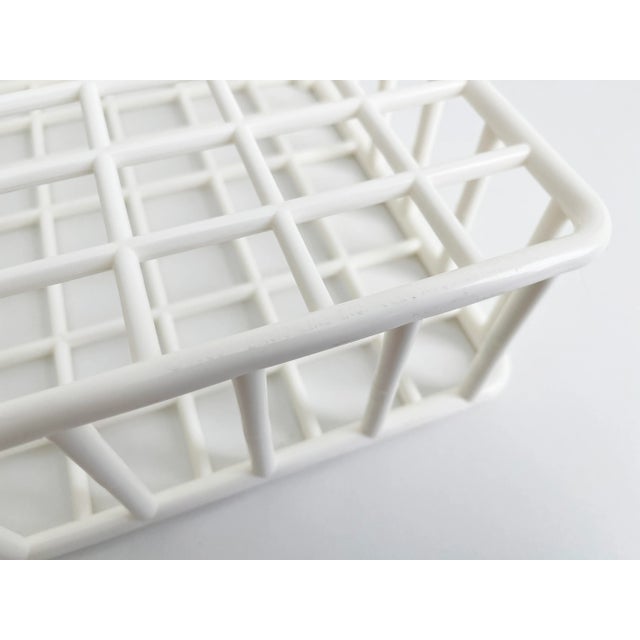 1983 Yaffa Office Organizer or Magazine Holder, White For Sale - Image 9 of 10