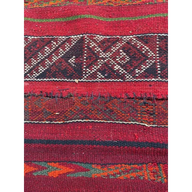 Antique Turkmen Kilim Rug For Sale - Image 10 of 18