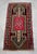 1980s Hand Knotted Small Turkish Rug Bath MatFront of Kitchen Sink Rug Mini Runner 1'6" X 3' For Sale - Image 11 of 13