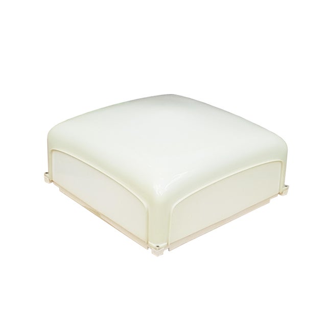 Set of 5 plastic ceiling or wall lamps designed in 1969 by Angelo Mangiarotti and produced by Artemide. The lamps can be...