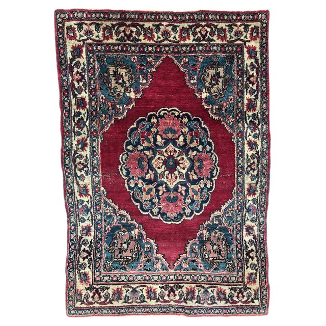Small Antique Dorokhsh Rug For Sale