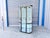 Mid-Century Modern 1970s Vintage Brass & Gunmetal Curved Display Cabinet Styled After Mastercraft For Sale - Image 3 of 13