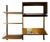 Royal System Teak Wall Shelf with Lamp by Poul Cadovius for Cado For Sale