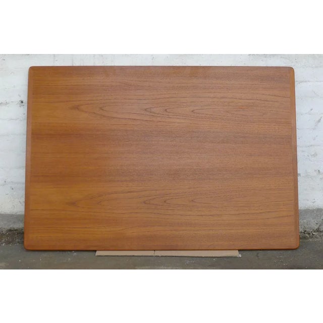 Wood Teak Model 145 Extendable Dining Table by Willy Sigh for Sigh & Søns Møbelfabrik, 1960s For Sale - Image 7 of 15