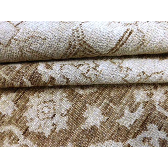 Handmade Room Size Zero Cut Pile Rug. 8'1"x 10' For Sale - Image 18 of 18