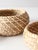 Brown Vintage Set of 3 Woven Nesting Basketsof 3 For Sale - Image 8 of 16