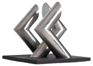 Abstract Tubes Sculpture by Rudolf Wolf, 1975