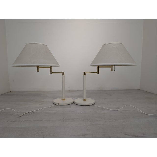 Hollywood Regency Brass Table Lamp For Sale - Image 18 of 18