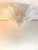 Glass Venetian White-Graniglia Leaves Murano Glass Flush Mount For Sale - Image 7 of 7