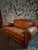 Vintage Leather Moustache Sofa, France, 1940s-1950s For Sale - Image 14 of 17