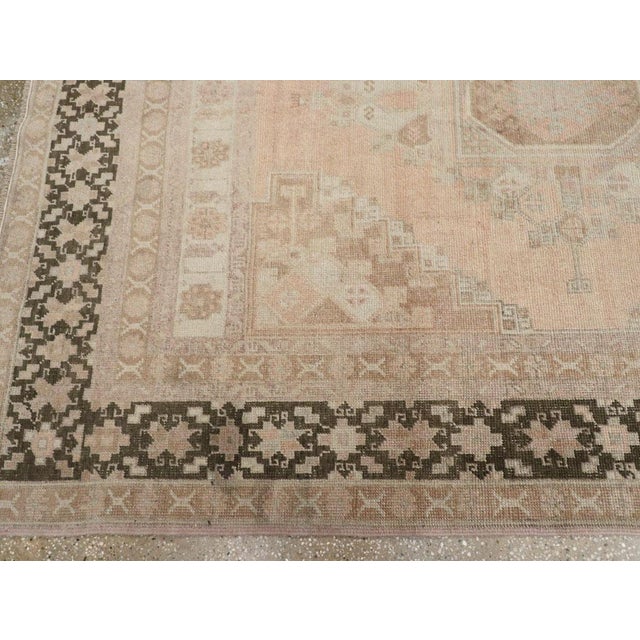 Textile Galerie Shabab Collection Mid-20th Century Turkish Anatolian Wide Gallery Runner For Sale - Image 7 of 10