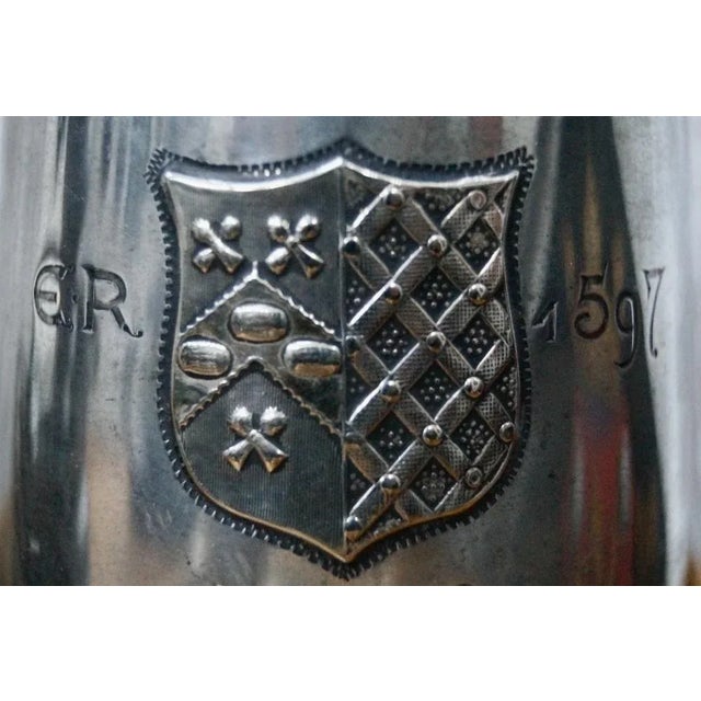 Metal Antique Aldenham School Scratch Sixes Trophy, 1909 For Sale - Image 7 of 10