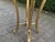 1970s Artisan Louis XVI Gold Beech Marble Tables-Pair For Sale - Image 16 of 18